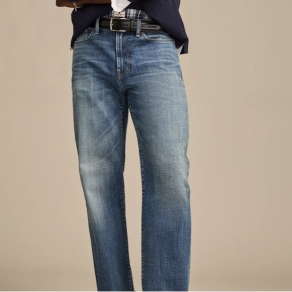 Lucky Brand Men's Straight Blue Jeans - Picture 3 of 7